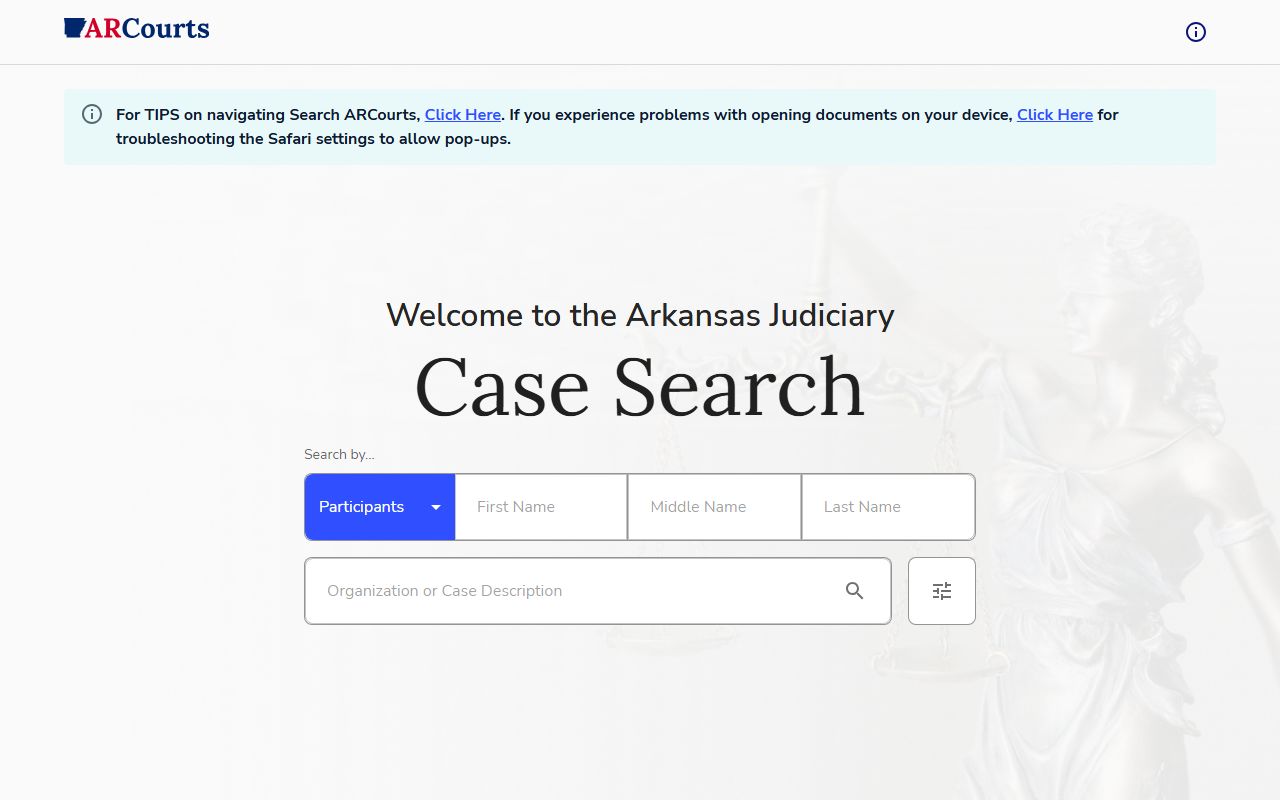 Desha County court records after arrest in Arkansas Case Search